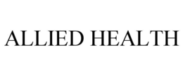ALLIED HEALTH trademark