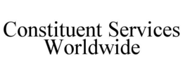 CONSTITUENT SERVICES WORLDWIDE trademark