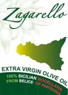 ZAGARELLO EXTRA VIRGIN OLIVE OIL 100 % SICILIAN NOCELLARA FROM BELICE OF PARTANNA trademark