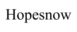 HOPESNOW trademark