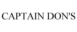 CAPTAIN DON'S trademark