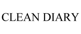 CLEAN DIARY trademark