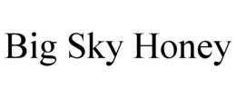 BIG SKY HONEY trademark