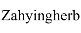 ZAHYINGHERB trademark