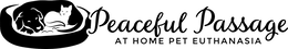 PEACEFUL PASSAGE AT HOME PET EUTHANASIA trademark