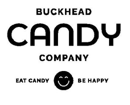 BUCKHEAD CANDY COMPANY EAT CANDY BE HAPPY trademark