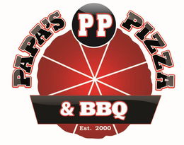 PAPA'S PIZZA PP & BBQ EST. 2000 trademark