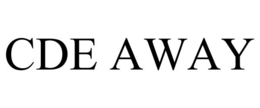 CDE AWAY trademark