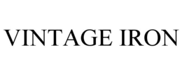 VINTAGE IRON trademark