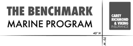 THE BENCHMARK MARINE PROGRAM CAREY RICHMOND & VIKING INSURANCE 40° N 70° W trademark