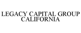 LEGACY CAPITAL GROUP CALIFORNIA trademark