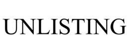 UNLISTING trademark