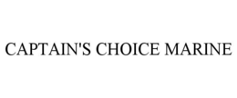 CAPTAIN'S CHOICE MARINE trademark