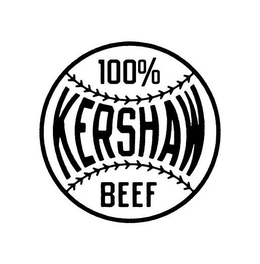 100% KERSHAW BEEF trademark