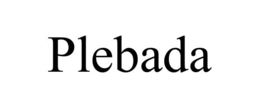 PLEBADA trademark