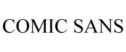 COMIC SANS trademark