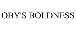 OBY'S BOLDNESS trademark