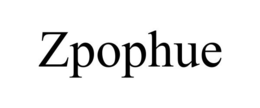 ZPOPHUE trademark