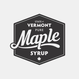 STATE OF VERMONT PURE MAPLE SYRUP trademark