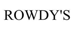 ROWDY'S trademark