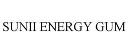 SUNII ENERGY GUM trademark