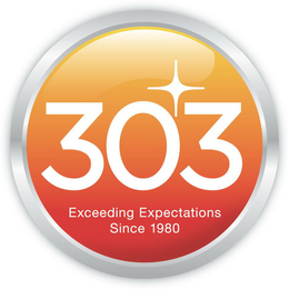 303 EXCEEDING EXPECTATIONS SINCE 1980 trademark