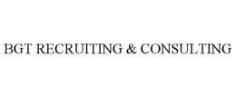 BGT RECRUITING & CONSULTING trademark
