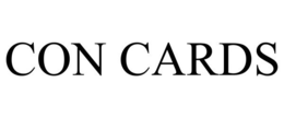 CON CARDS trademark
