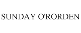 SUNDAY O'RORDEN trademark