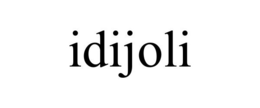 IDIJOLI trademark