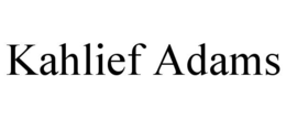 KAHLIEF ADAMS trademark