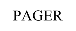 PAGER trademark