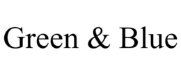 GREEN & BLUE trademark