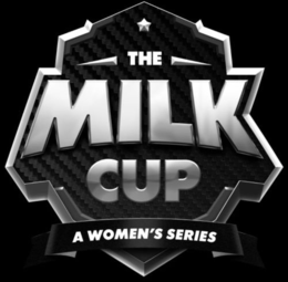 THE MILK CUP A WOMEN'S SERIES trademark
