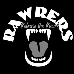 RAWRERS RELEASE THE RAWR! trademark