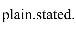PLAIN.STATED. trademark