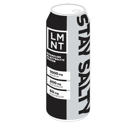 LMNT STAY SALTY SPARKLING ELECTROLYTE WATER 000 MG SODIUM 200 MG POTASSIUM 60 MG MAGNESIUM trademark
