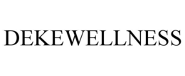 DEKEWELLNESS trademark