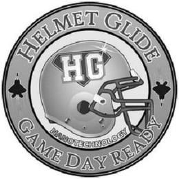 HELMET GLIDE GAME DAY READY NANOTECHNOLOGY HG trademark