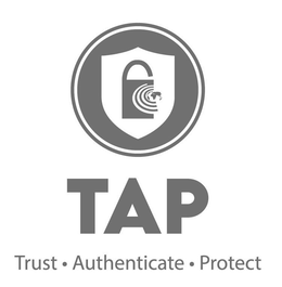 TAP TRUST · AUTHENTICATE · PROTECT trademark