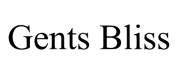 GENTS BLISS trademark