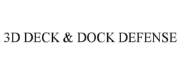 3D DECK & DOCK DEFENSE trademark