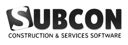 SUBCON CONSTRUCTION & SERVICES SOFTWARE trademark