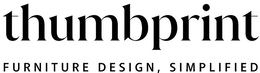 THUMBPRINT FURNITURE DESIGN, SIMPLIFIED trademark