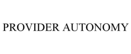 PROVIDER AUTONOMY trademark