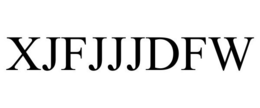 XJFJJJDFW trademark