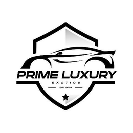 PRIME LUXURY EXOTICS EST 2024 trademark