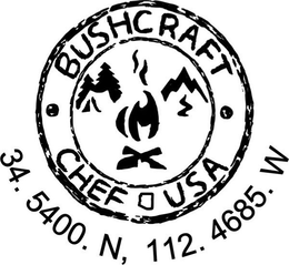 ∙ BUSHCRAFT ∙ CHEF  USA 34. 5400. N, 112. 4685. W trademark