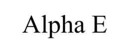 ALPHA E trademark