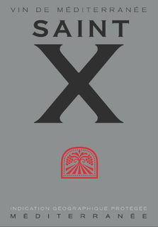 VIN DE MEDITERRANEE SAINT X INDICATION GEOGRAPHIQUE PROTEGEE MEDITERRANEE trademark